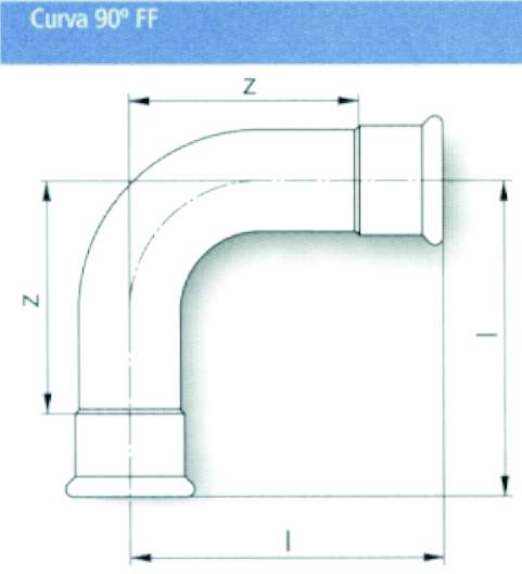 CURVA 90 FERRO FF 35