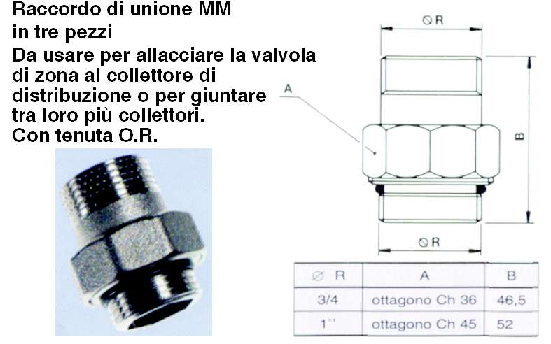 RACCORDO X UNIONE 1.1/4