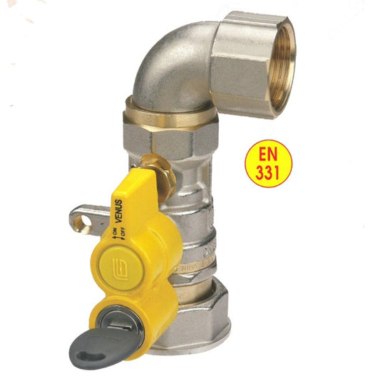 VALV GAS CONT SQ C/CHIA 1""