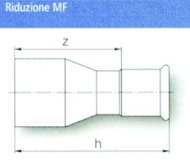 RIDUZIONE INOX MF 42 X 35