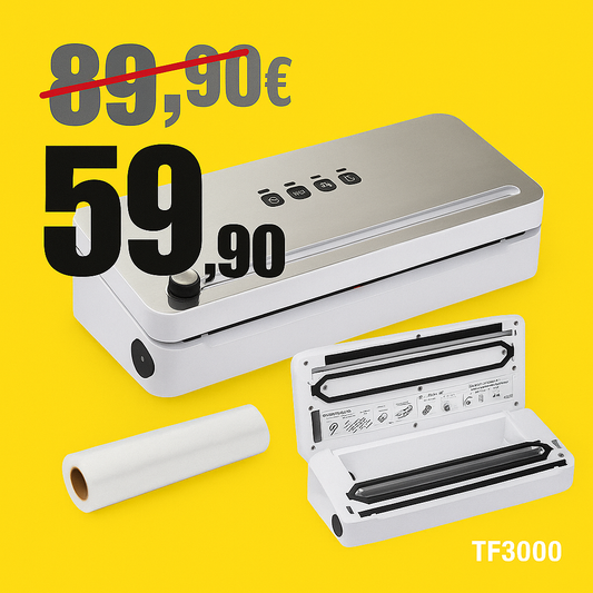 Macchina per sottovuoto 140 W con taglierina integrata