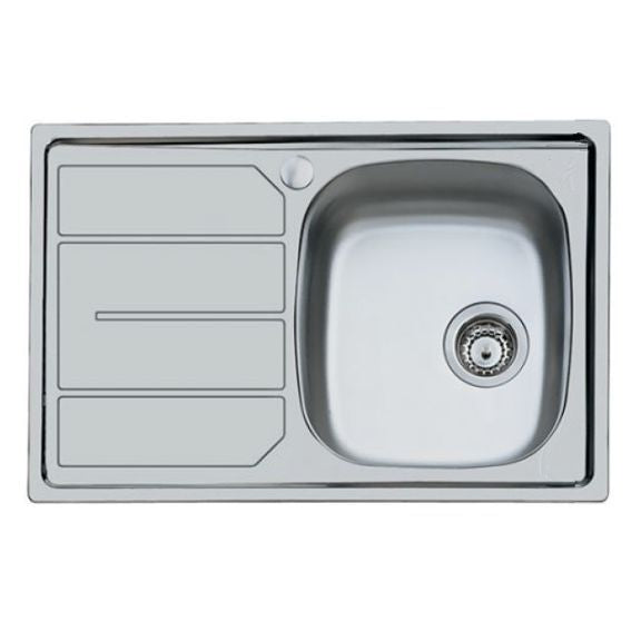 LAVELLO INOX 86X50 BUCA.DX